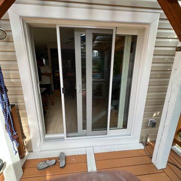Screen patio doors