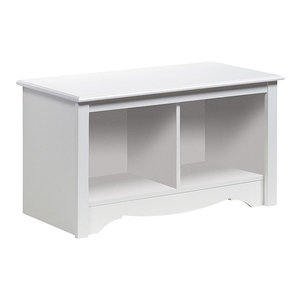 Modern Entryway Bench Pine Wood Flip Up Top Lid X Back And Side