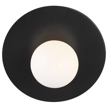 Kelly By Kelly Wearstler Nodes 1-Light Angled Wall Sconce KW1041MBK, Black