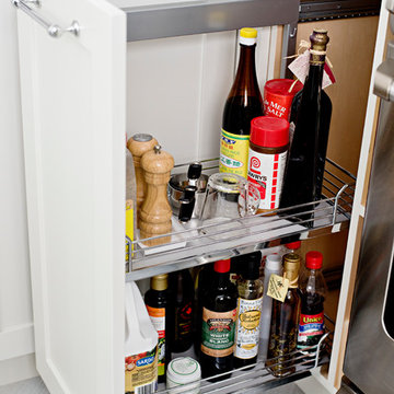 Pull-Out Spice and Condiment Storage