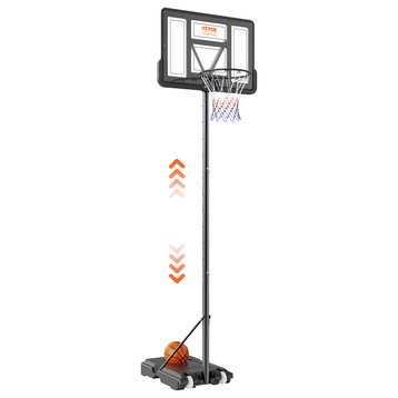 VEVOR 44" Basketball Hoop Adjustable Height Backboard System for Outdoor Indoor