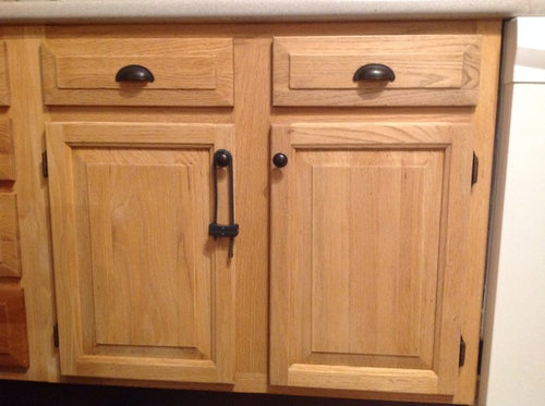 Dated Oak Cabinets Once Again, How To Whitewash Old Oak Cabinets