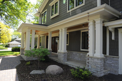 Arts and crafts porch photo in Minneapolis