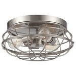 Savoy House - Savoy House 6-8074-15-SN Scout - Three Light Flush Mount - This Savoy House Scout 3-light ceiling flush mountScout Three Light Fl Satin Nickel *UL Approved: YES Energy Star Qualified: n/a ADA Certified: n/a  *Number of Lights: Lamp: 3-*Wattage:60w Incandescent bulb(s) *Bulb Included:No *Bulb Type:Incandescent *Finish Type:Satin Nickel