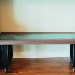 Live Edge River Coffee Table #3 - Dining Tables