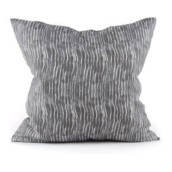 Shibori Cushion Lyrical Graphite - Decorative Cushions
