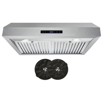 30" Ductless Under Cabinet Range Hood With Soft Touch Control