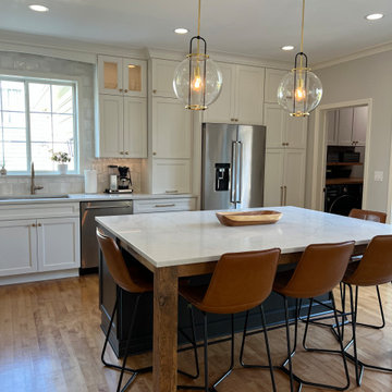 Modern Hints with Wood Accents