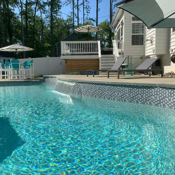 Swimming Pool Build in La Plata, MD - JL - Wise Pool & Spa