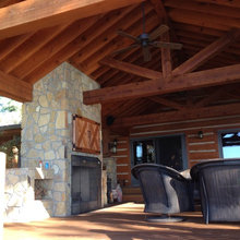 Outdoor fireplace