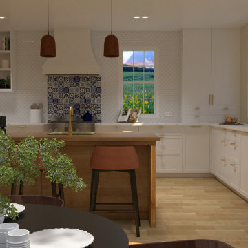 Aliso – Copper Lamp in the Kitchen