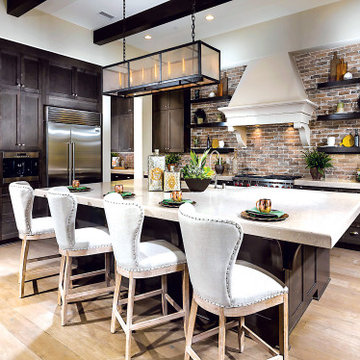 Special Used Brick Kitchen - Coronado Stone Thin Brick