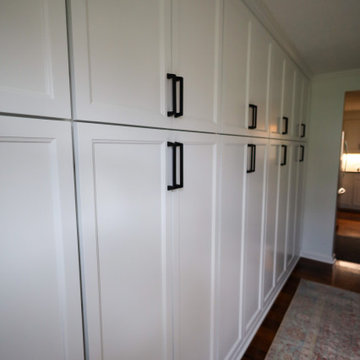 Floor-to-Ceiling Built-In Cabinetry Wall