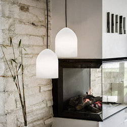 Vita Ripples Curve - SKU: 02045+White - Pendant Lighting