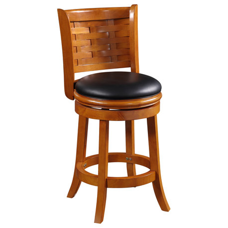 Sumatra Swivel Counter Stool, Distressed Brushed Oak