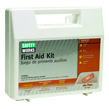 MSA Safety Works 10049585 First Aid Kit, 160-Piece