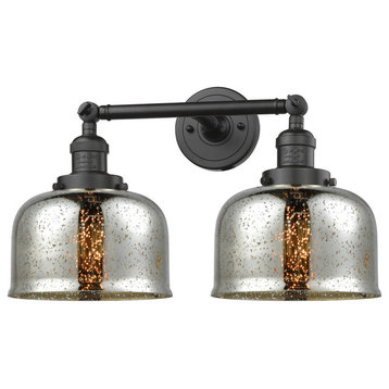 Innovations 2-LT LED Large Bell 18" Bathroom Fixture - Oil Rubbed Bronze