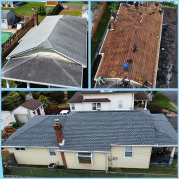 New GAF shingle roof