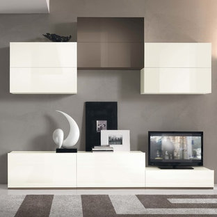 Hanging Cabinet Modern Living Room Houzz