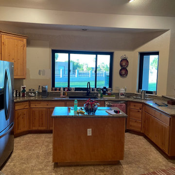 Custom Built Kitchen and Dry Bar