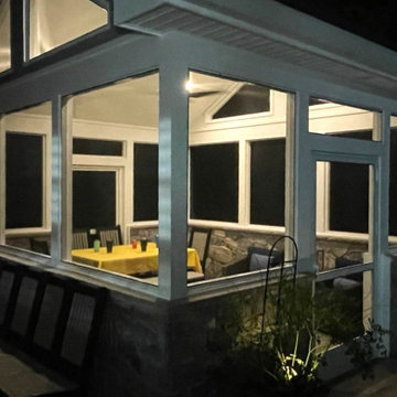 Best screened porch addition remodel in Maryland by Talon Construction Inc.