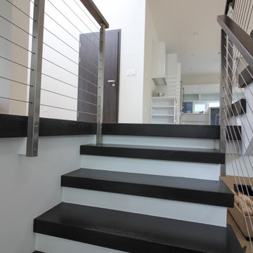 Project #70 | Open-Riser Staircase with Cable Railing