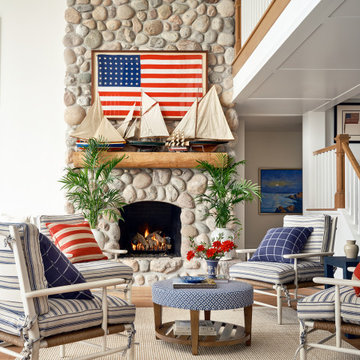 Great Room Fireplace Seating Area
