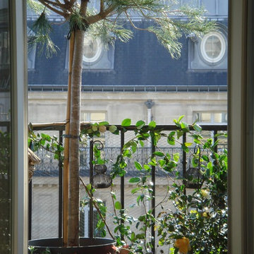 Un micro balcon à Paris Opéra...
