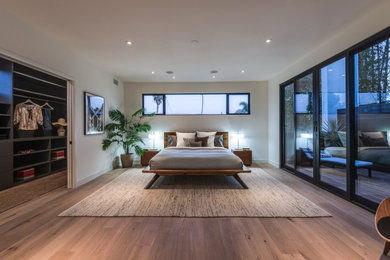 Bedroom - modern bedroom idea in Los Angeles