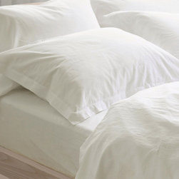 Washed Linen/Cotton Milk - Bedding