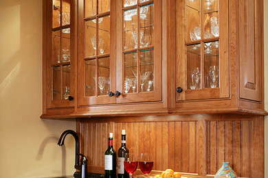Arts and crafts kitchen photo in New York