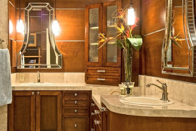 Elegant bathroom photo in Tampa