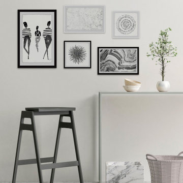 Nautical Borderlines Pentaptych