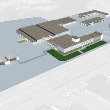 Site plan rendering