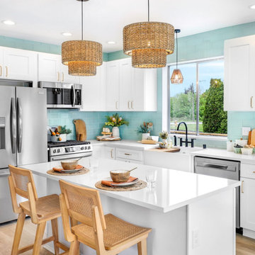 Sonata Della Terra® Quartz Kitchen Island