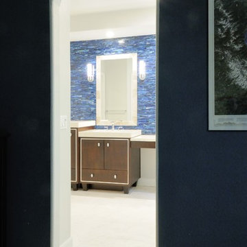 Blissfully Blue Bathroom