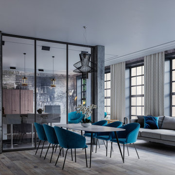 Skandiva Dining Table in Marble