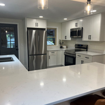 Manchester, White on White Kitchen