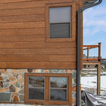 Concrete Log Siding Homes