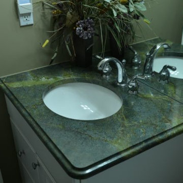 Crema Bordeaux Granite Kitchen