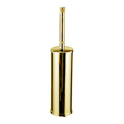Secret Bath - Cecilia Luxury Gold Swarovski Crystals Toilet Brush Holder - Toilet Brushes & Holders