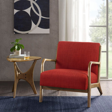 INK+IVY Novak Accent Chair With Spice Finish II100-0487