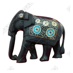 SUMPTUOUS BLACK MARBLE ELEPHANT - Home Accessories & Decor