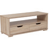 Howell Collection TV Stand with Storage Drawers in Sonoma Oak Wood Grain Finish