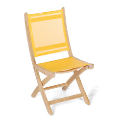 Wintons Teak Mendez Folding Chair - Outdoor Dining Chairs