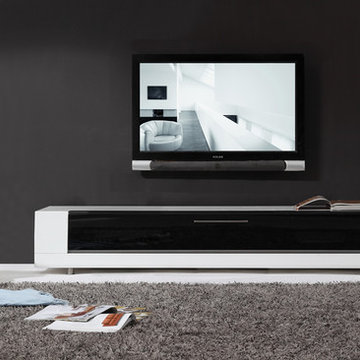 B-Modern Editor Remix TV Stand | White High-Gloss