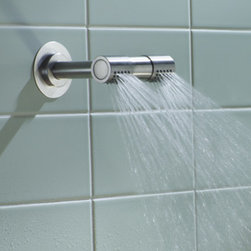 Vola 080D Double Showerhead with 4-1/2" Arm and Rosette - Products