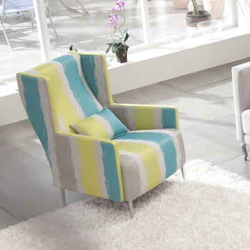 Seven Modern Lounge Accent Chair by Famaliving California