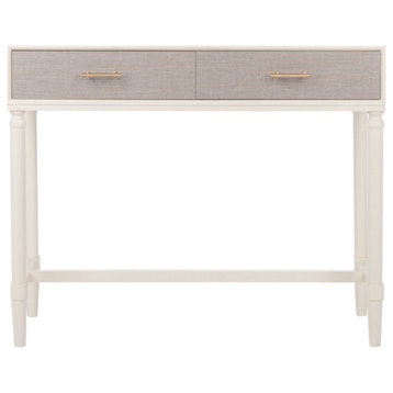 Grace 2 Drawer Console Table, White