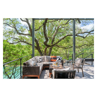 Barton Creek Family Room & Outdoor Living - Contemporary - Deck ...
